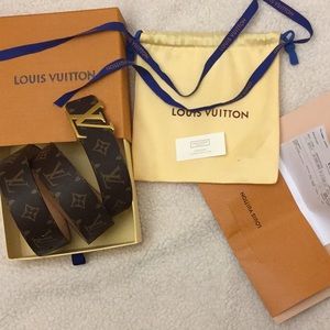 Louis Vuitton Monogram Belt